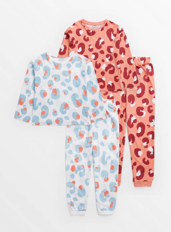 Leopard Print Pyjama 2 Pack 1.5-2 years